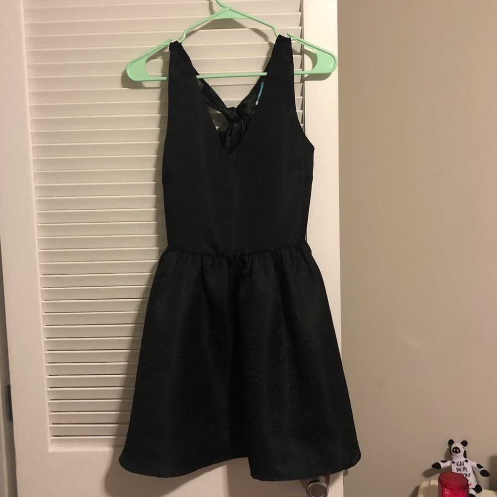 Black formal dress